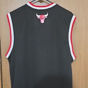 Kids Black Jersey with Red and White Accents